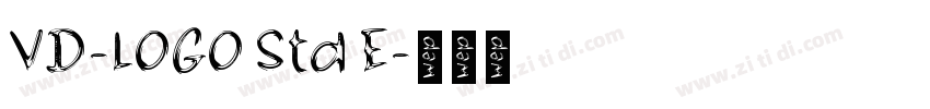 VD-LOGO Std E字体转换